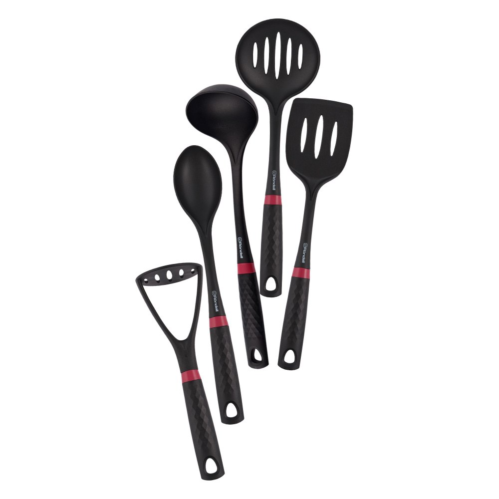 Набор аксессуаров Rondell Handy RD-1750 черный/красный подар.кор. наб.:5предм.