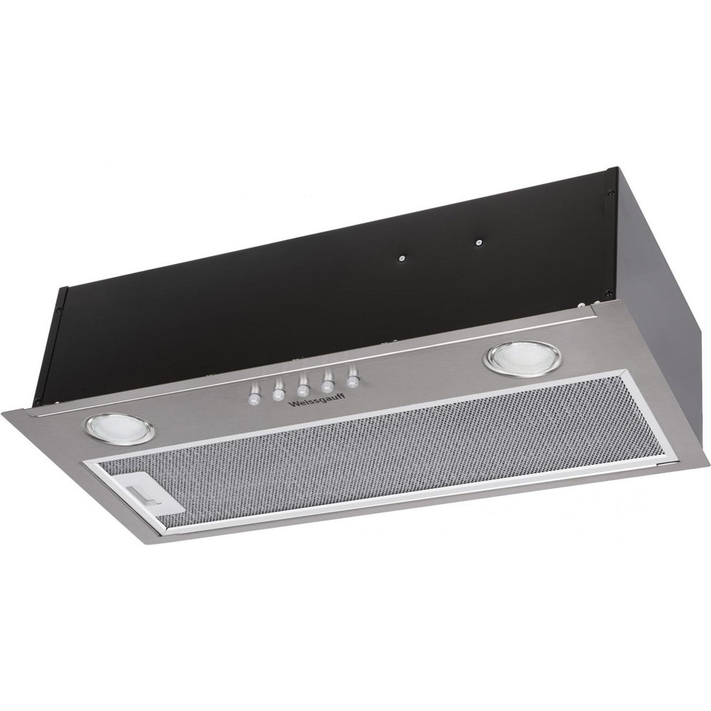Вытяжка встраиваемая Weissgauff Alpha 50 PB IX нержавеющая сталь управление: кнопочное