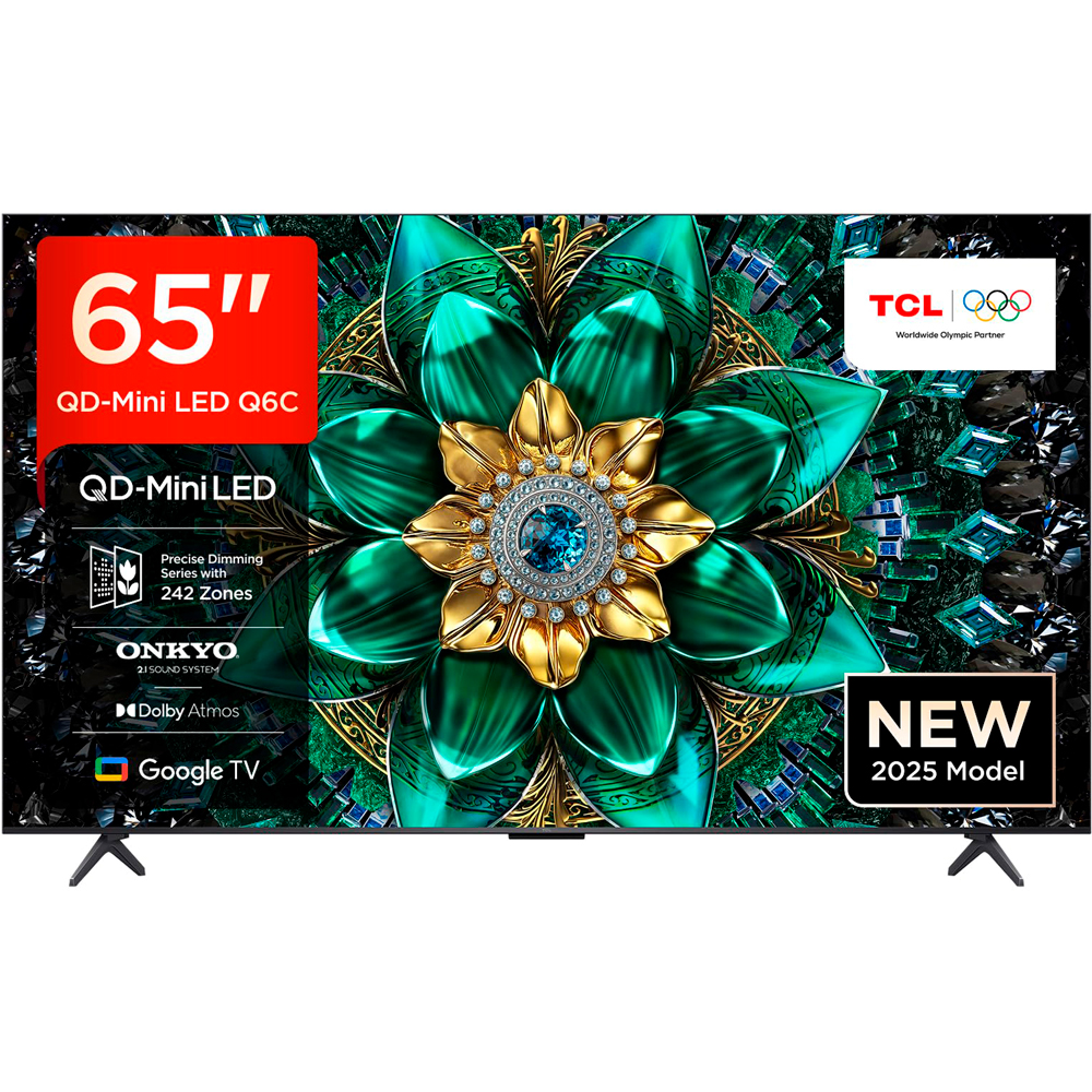Телевизор 65" TCL Q6CS QD-Mini LED 4K HDR Google TV (Новый)