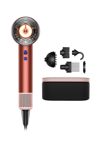 Фен Dyson Supersonic Nural HD16 Wave+Curl diffuser Gift Edition EU strawberry bronze/blush pink