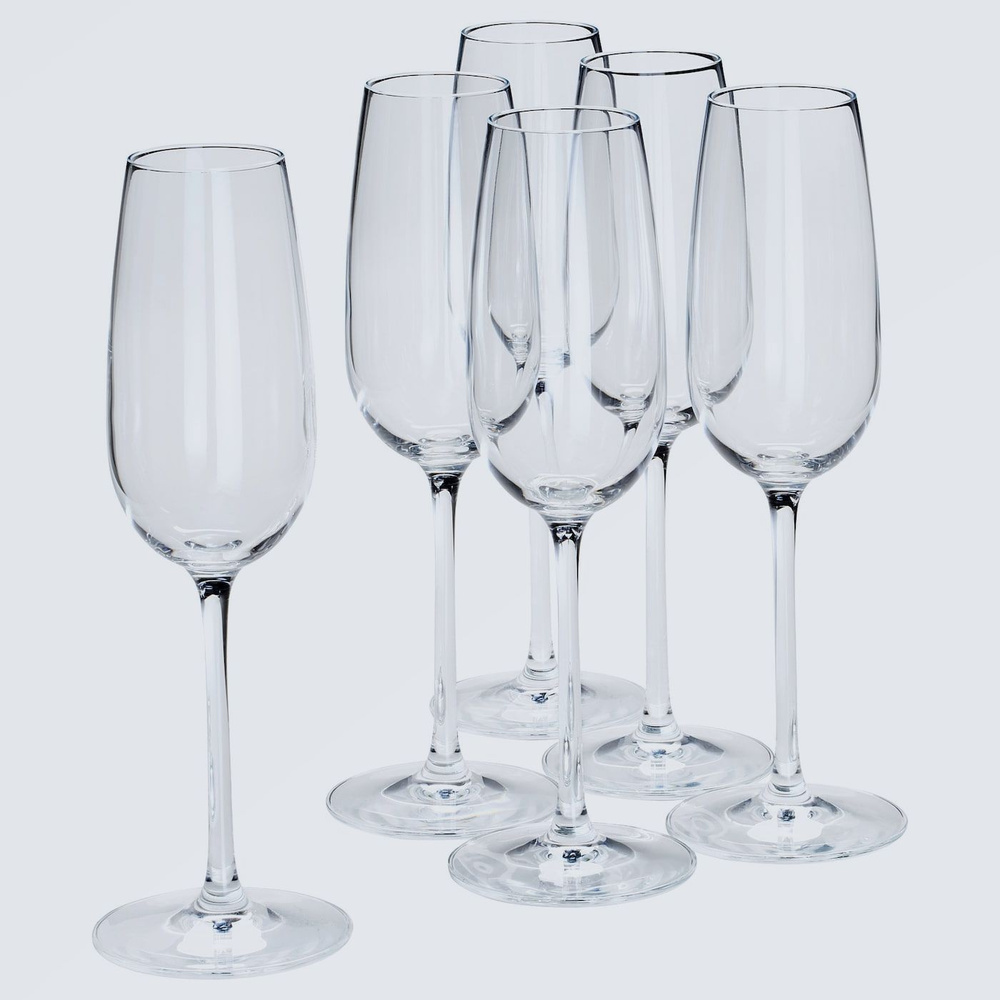 STORSINT СТОРСИНТ бокал для шампанского 22 сл прозрачное стекло 6шт