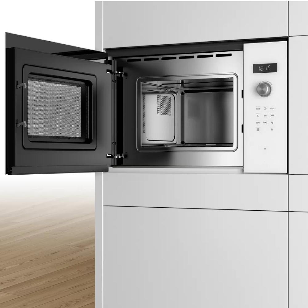 Микроволновая Печь Bosch BFL524MW0 20л. 800Вт белый (встраиваемая)