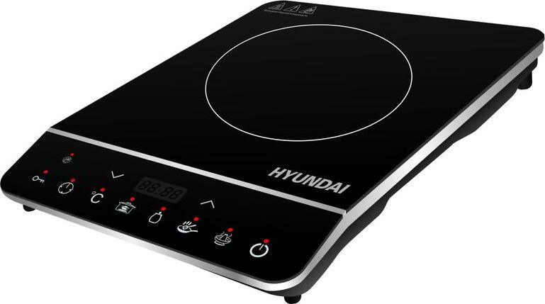 Плита Индукционная Hyundai HYC-0104 черный стеклокерамика (настольная)