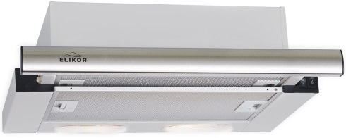 Вытяжка встраиваемая Elikor Интегра 50Н-400-В2Л нержавеющая сталь управление: кулис.перекл.