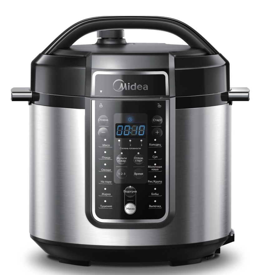 Мультиварка-скороварка Midea MPC-6037, 1000 Вт, чаша 5.7 л, 14 программ