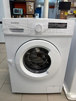 Стиральная машина Hyundai WME6003 кл.:A++ фронт. макс.:6кг белый инвертор