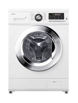 Стиральная машина LG F1096ND3 белая, загрузка фронтальная 6кг, 1000 об/мин., класс: A (Новая)