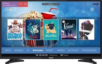 Телевизор 32" Asano 32LH7010T черный