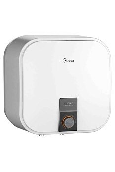 Накопительный водонагреватель Midea MWH-1020-KVMU, 2000 Вт, 10 л, защита от коррозии, антибактериальная технология, белый, подключение под раковиной