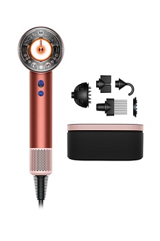 Фен Dyson Supersonic Nural HD16 Wave+Curl diffuser Gift Edition EU strawberry bronze/blush pink