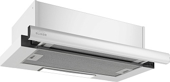 Вытяжка встраиваемая Elikor Slide 50П-430 белый управление: кнопочное