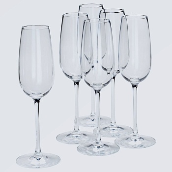 STORSINT СТОРСИНТ бокал для шампанского 22 сл прозрачное стекло 6шт