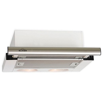 Вытяжка встраиваемая Elikor Интегра 60П-400-В2Л белый управление: кнопочное