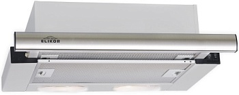 Вытяжка встраиваемая Elikor Интегра 50Н-400-В2Л нержавеющая сталь управление: кулис.перекл.