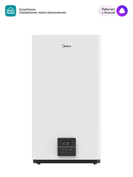 Накопительный водонагреватель с Wi-Fi Midea MWH-5020-FED, 2000 Вт, 50 л, вертикальная/горизонтальная установка